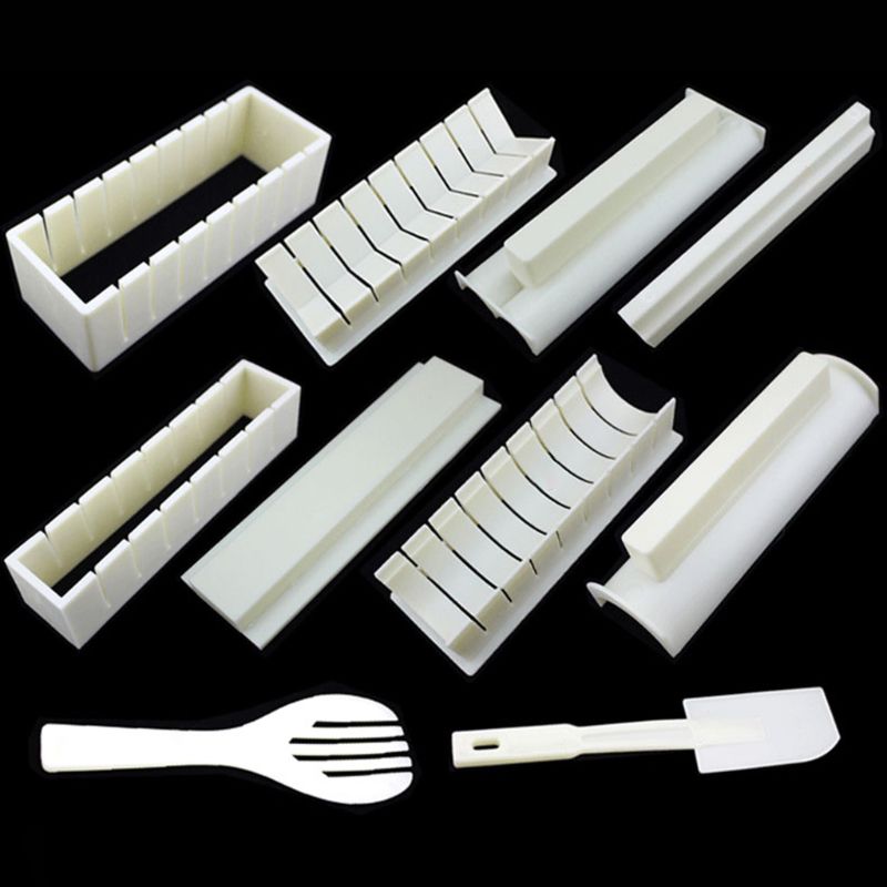 8 Piece Sushi Tool Kit With Moulds - ineedsushi