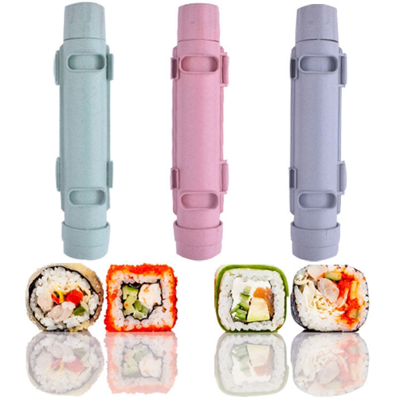 1Set Plastic Round Shape Sushi Mold DIY Rice Ball Press Mould Lunch Bento  Maker Japanese Style Creative Cooking Tools Kitchen